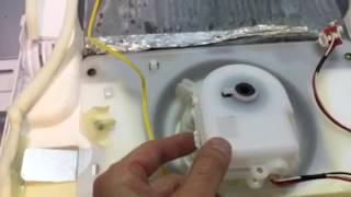 Replace evaporator fan in Samsung RF263 refrigerator