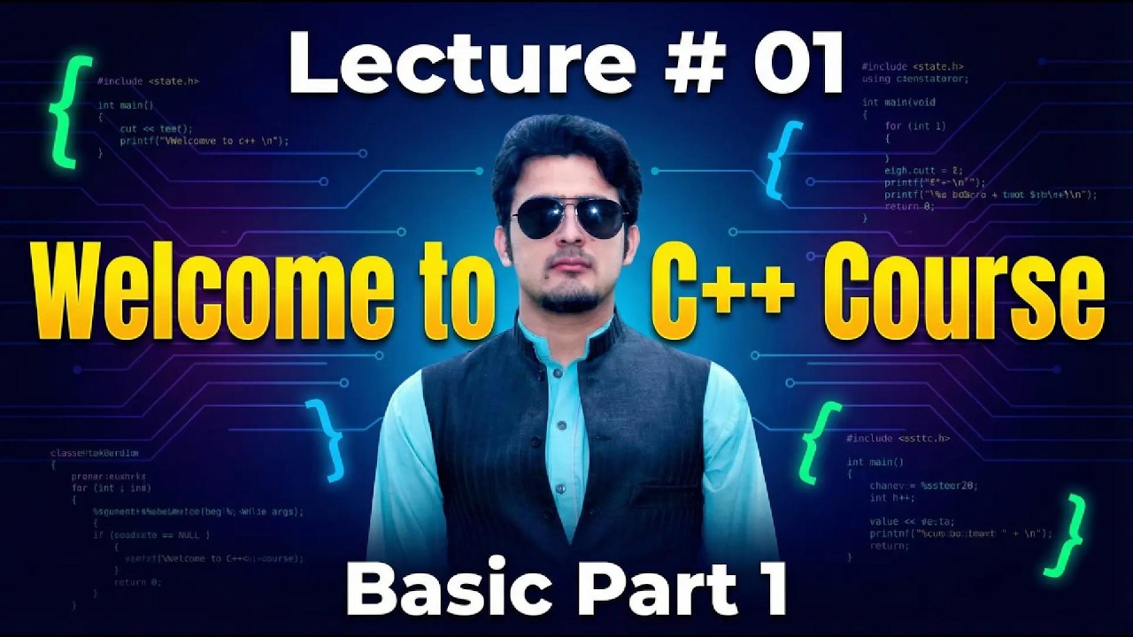 Learn C++ in Pashto 🚀 Lecture 01 | Introduction & Basic Components ...