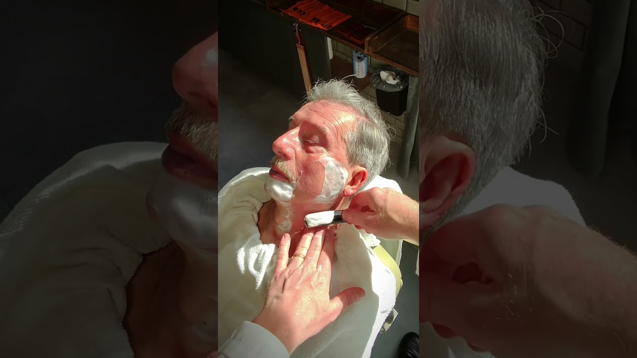 💈Best Barbers in the World Collection💈 POV Straight Razor Shave by Stijn