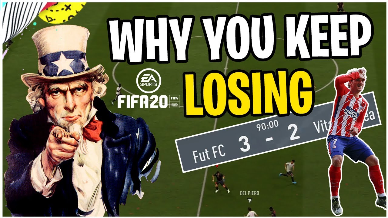 WHY YOU KEEP LOSING IN FIFA 20 | FIFA 20 ULTIMATE TEAM HOW TO STOP LOSING | FUT 20 TIPS AND TRICKS