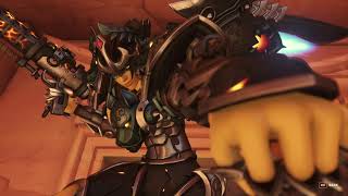 Hell fire rains from above #battleoflolympus #overwatch #potg #overwatch2 #viral #shorts #hadees
