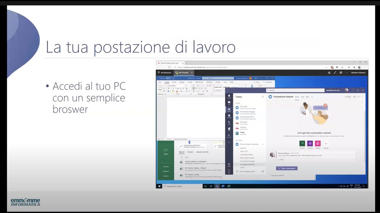 WEBINAR   Mantieni alta la produttività con Windows Virtual Desktop   Emm mmE Informatica