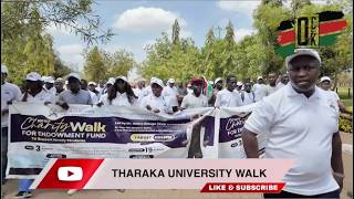 530 Kilometre Charity Walk Culminates at Tharaka University