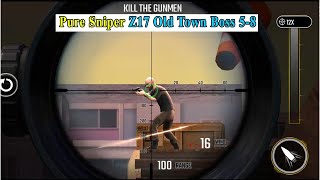 Pure Sniper Z17 Old Town Level 5,6,7,8 | City Gun Shooting | How to play pure sniper screenshot 4