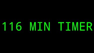 116 Minutes Timer