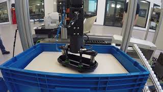 Bin-picking with lightweight robot arm and camera technology