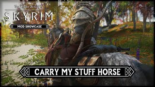 HORSES IMMERSIVELY DISPLAY EQUIPMENTS! | Skyrim SE/AE: Mods screenshot 4