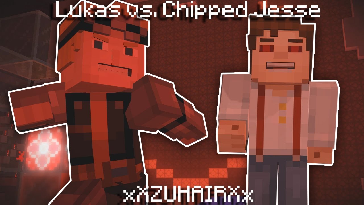 Lukas vs Chipped Jesse  Minecraft Story Mode - YouTube