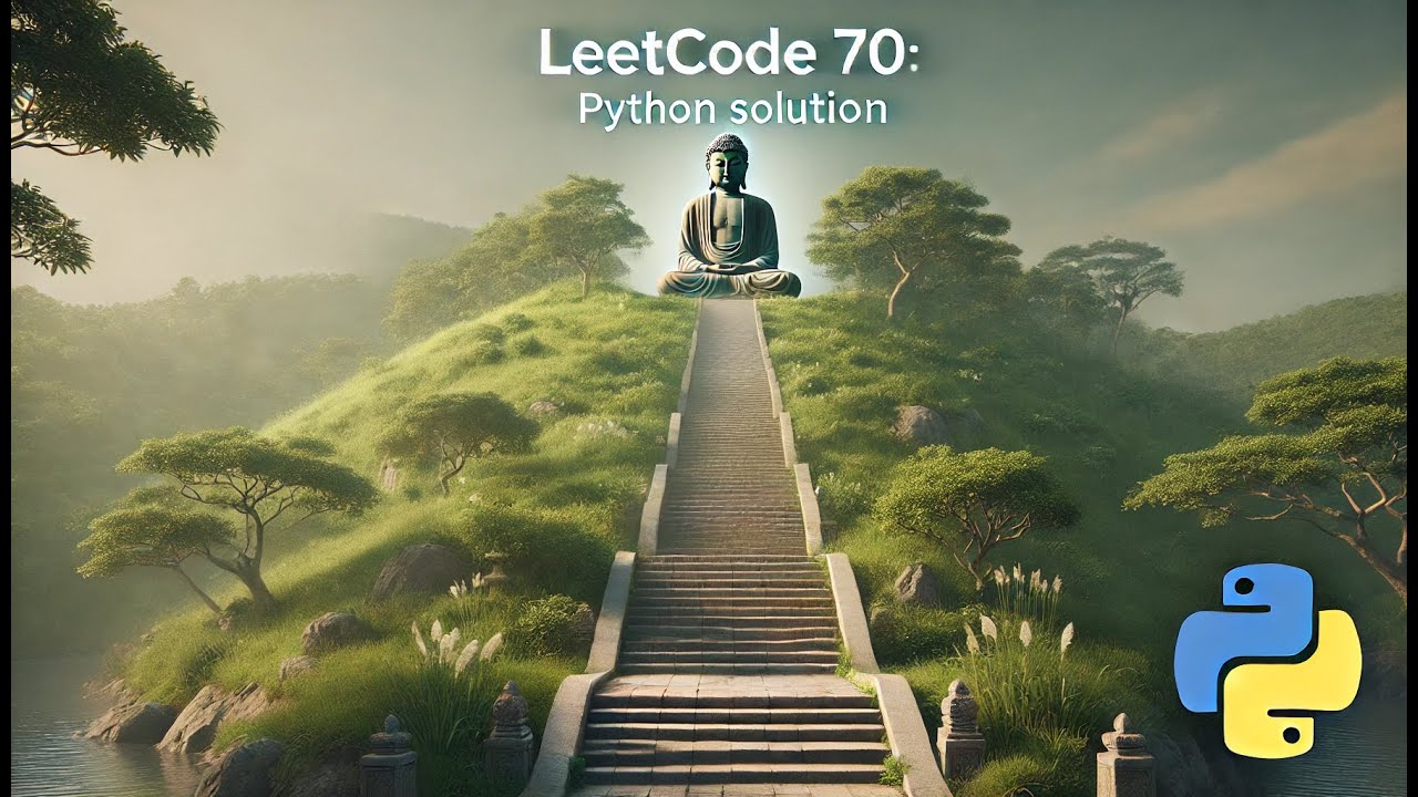 leetcode 70 : climbing stairs : python solution - YouTube
