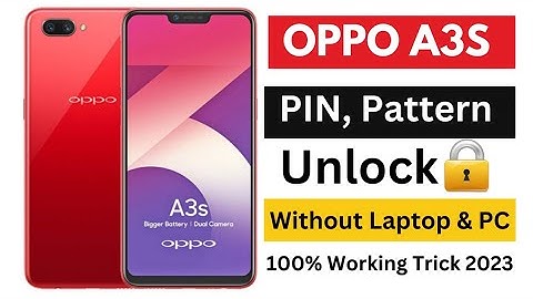 Oppo A3s pattern lock kaise tode| oppo A3s hard reset| oppo a3s lock kaise tode