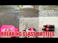Breaking Glass Bottles &amp; Balloon Drops 😱🔥 Crushing Crunchy &amp; Soft Things! #asmr #satisfying