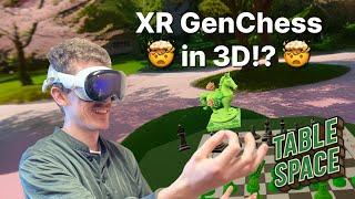 3D GenChess in #XR with the Boxtree Builder on Meta Quest and Apple Vision Pro in Table Space! screenshot 5