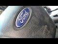 2015 Ford Edge Steering Wheel Airbag Removal (with paddle shifters)