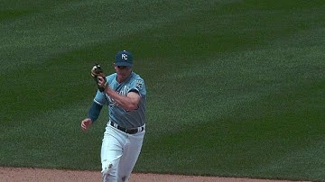 HOU@KC: Johnson turns an unassisted double play