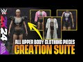 Wwe 2k24 creation suite all upper body clothing pieces wwe2k24
