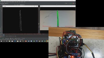 Arduino + OpenCV autonomous car DEMO