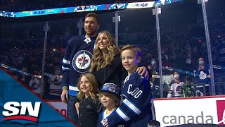 NHL Wives and Girlfriends — Sam, Leni, and Blake Wheeler [Source]