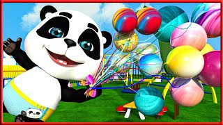 Balloon Kids Songs  Nursery Rhymes, song  baby panda.
