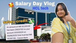 What I Did With My First Salary at HCL💸 | From College to Corporate Reality 💻✨ #hcltech 