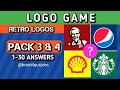 logo game, Retro logos. Pack 3&4 answers #logogame @brainitquiz