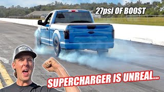 Our Whipple Supercharged F150 is Complete... IT'S INSANE!!! (HUGE 4wd Burnouts)