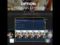 Final Cut Pro Shortcut | Option- ; (Semicolon) | Previous Keyframe
