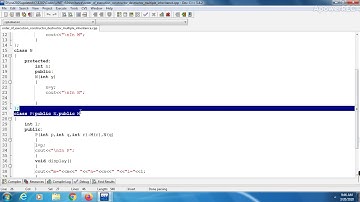 constructor and destructor in Multiple Inheritance (part1)