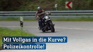 Polizeikontrolle im Taunus! Illegalem MotorräderTuning auf der Spur | hessenschau