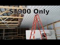 Pole Barn Steel Ceiling Liner Install Tips & Ideas
