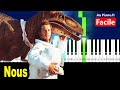 Julien Doré Nous - Piano Cover Tutorial Facile Instrumental (Au Piano.Fr)
