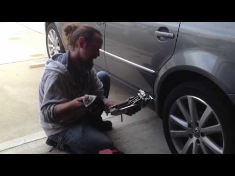 Tips on changing a tire, and using a VW jack