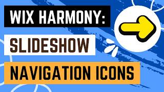 Wix Harmony: Adjusting Navigation Button Icons for Your Slideshow Element