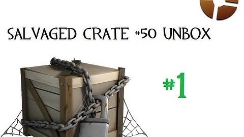 Team Fortress 2- Salvaged Crate #50 Unbox
