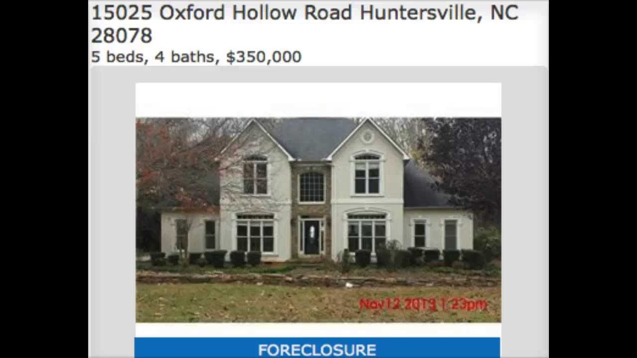Huntersville ForeclosureLake Norman HomesLake Norman Homes For Sale