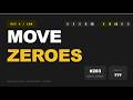 Move Zeroes Leetcode #283