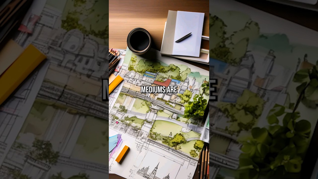 The essential tools for Architectural Sketching 🖋️ 