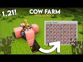 Minecraft Easiest Cow Farm 1.21 | Cow Farm In Minecraft Java &amp; Bedrock