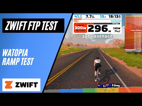 How To Measure Your Ftp On Zwift - Ramp Test Overview