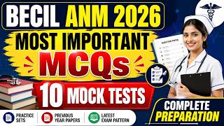 BECIL Public Health Nurse ANM Exam 2026 PDF eBook | MCQ + 10 Mock Tests + Practice Sets #government