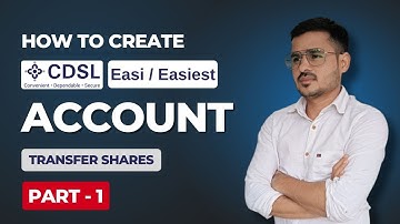 How to Use CDSL EASI & EASIEST Portal? 🔑 Share Transfer, Account Setup & Login Guide Hindi Tutorial.