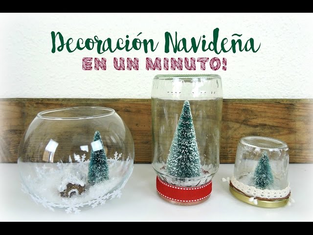 Ideas de Navidad #3, Bola de nieve CASERA