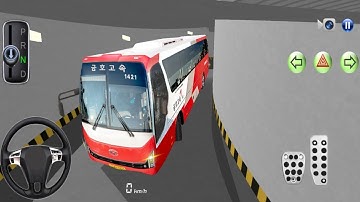 New Kumho Buslines Bus Ready For Parking - 3D Driving Class - Android Gameplay