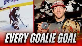 ALL of the GOALIE GOALS in NHL History 🥅🏒🚨