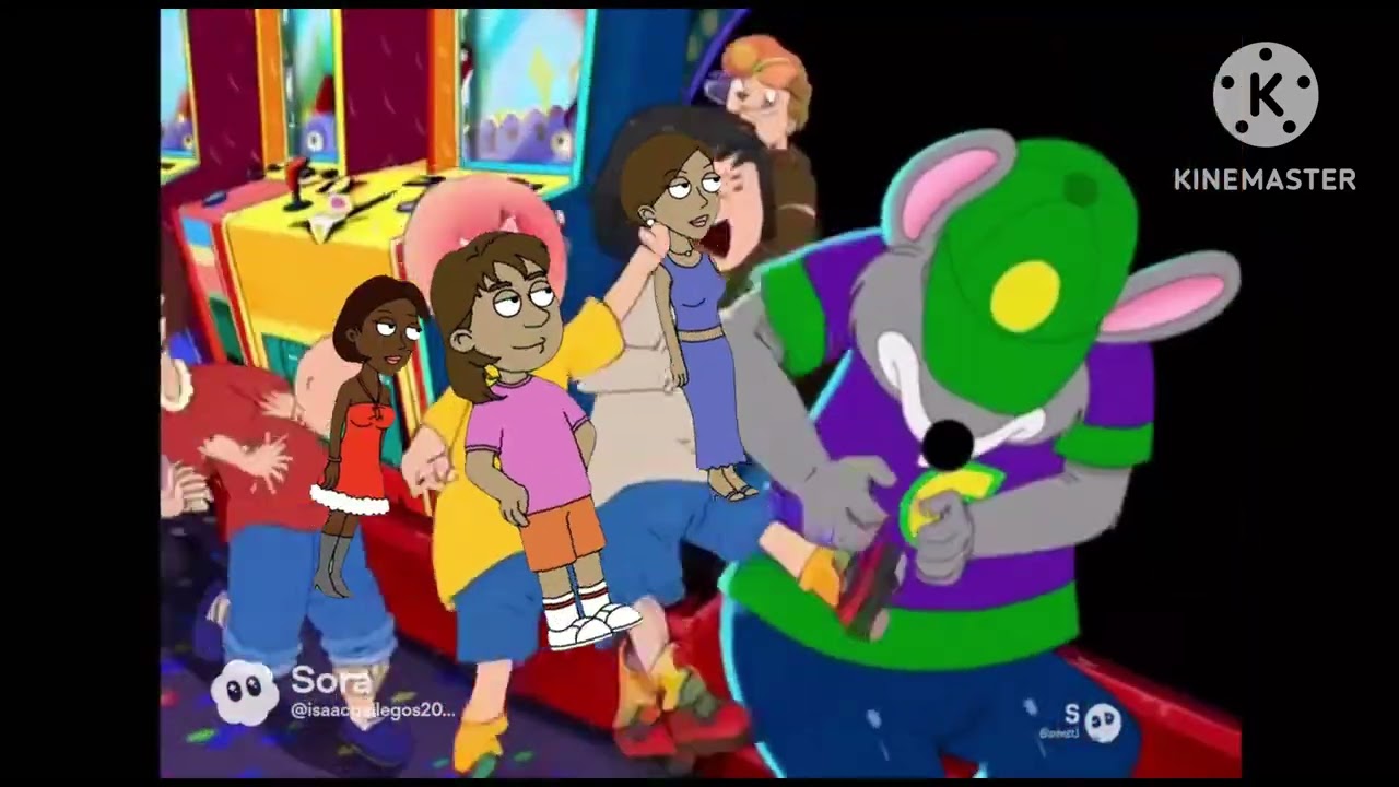 Caillou Gets Chuck E Cheese Destroyed Add Round 1 My Kapwing Channel 