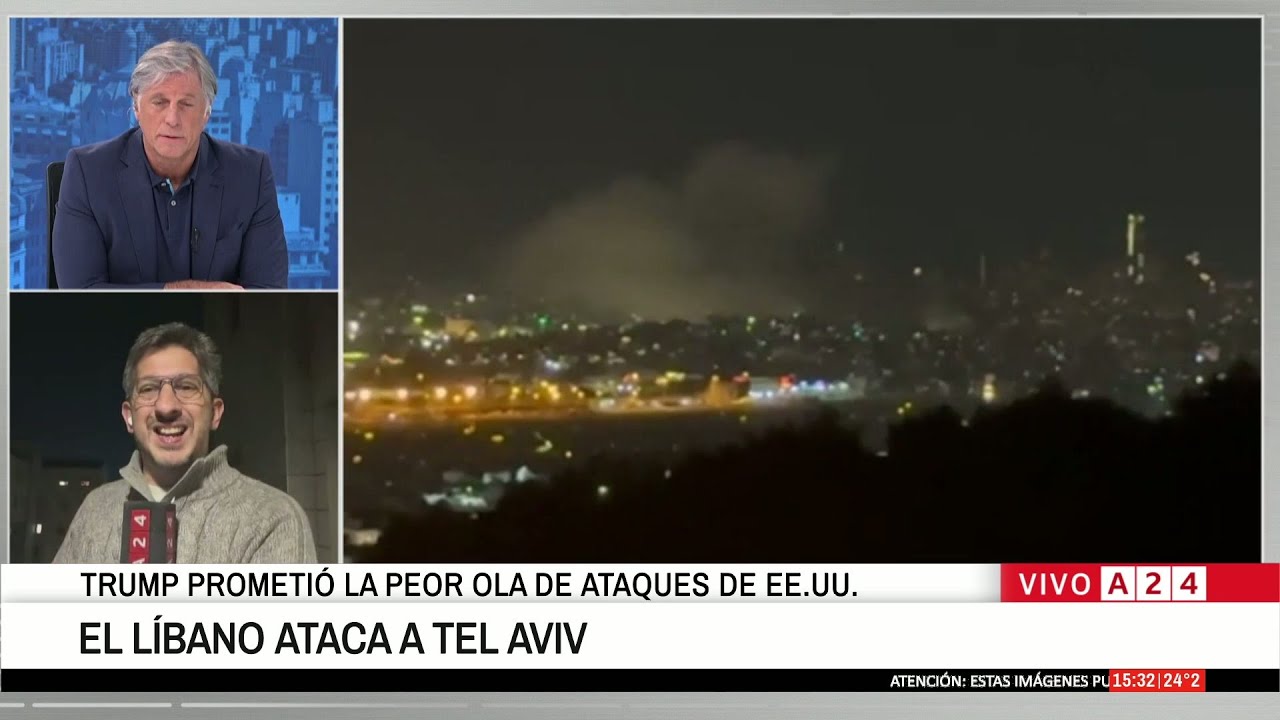 🔴 AHORA 🔴 HEZBOLLAH ATACA A TEL AVIV