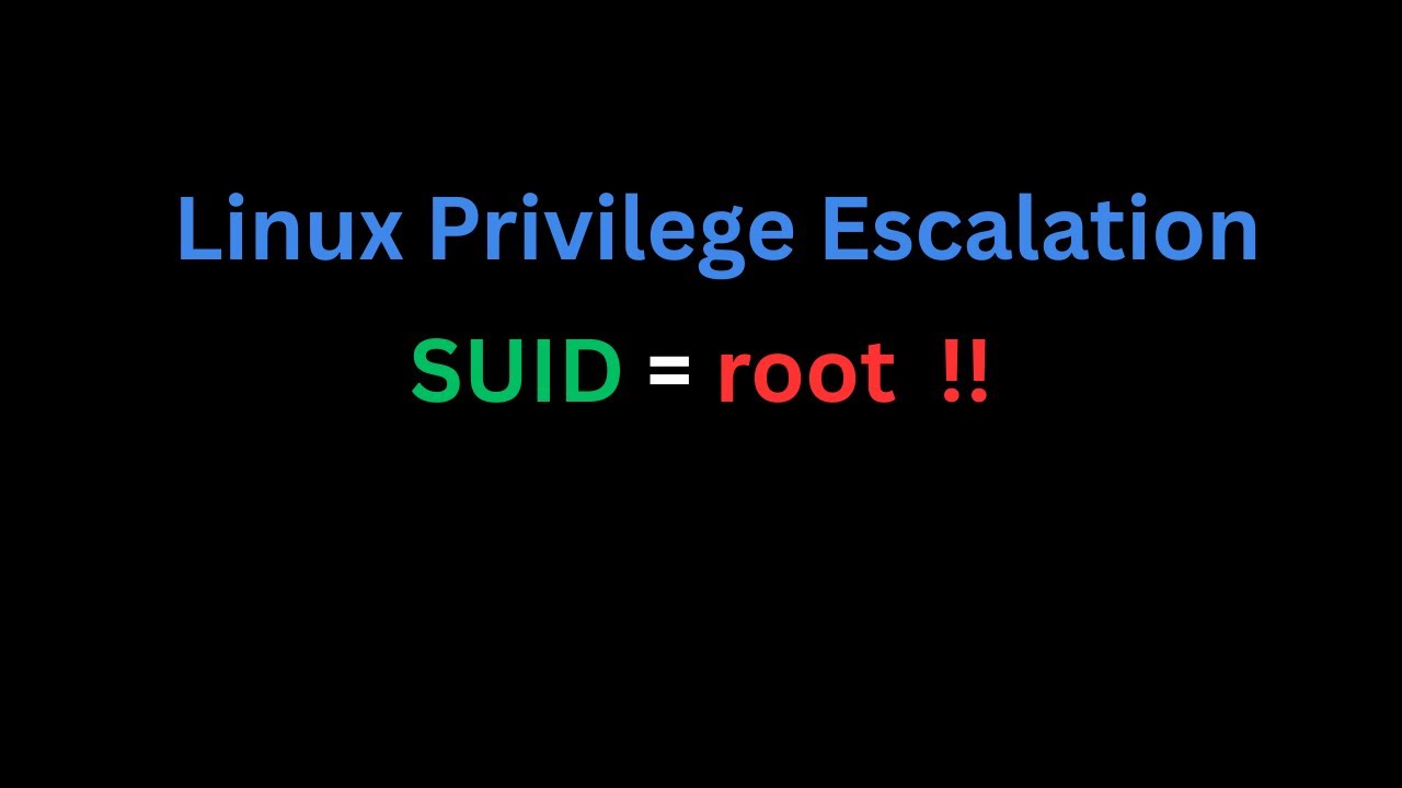 Linux Privilege Escalation Using SUID Binaries - YouTube