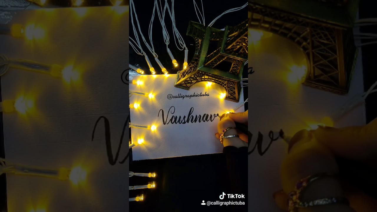 Vaishnavi Name Art Video Calligraphy Whatsapp Status Video Youtube