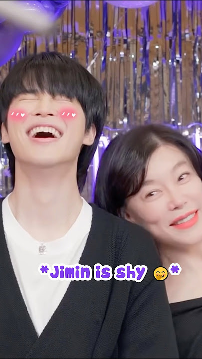 The MC Making Jimin Shy 😂 He's So Adorable 😊 #shorts #jimin #bts