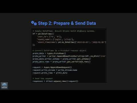 Python & BigQuery: ULTIMATE High-Speed Data Ingestion with Storage Write API