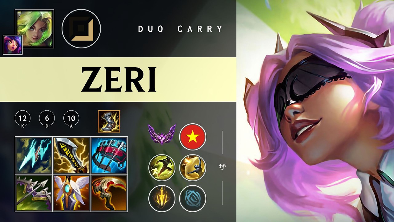 Zeri ADC vs Caitlyn - VN Master Patch 26.04